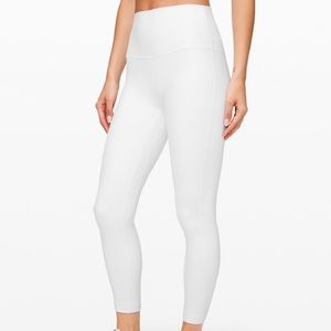 LULU LEMON White Leggings